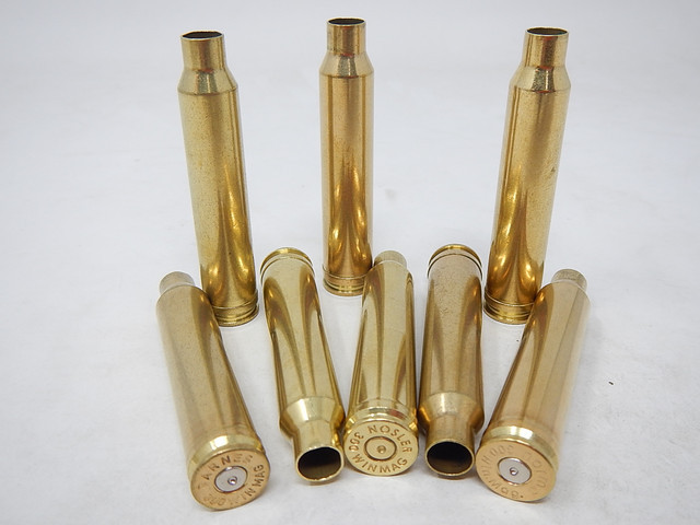 300 WIN MAG FIRED/WASHED - NORMA/BARNES/NOSLER HD STAMPS