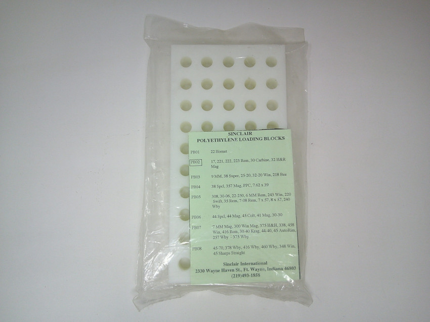 SINCLAIR LOADING BLOCKS PB02