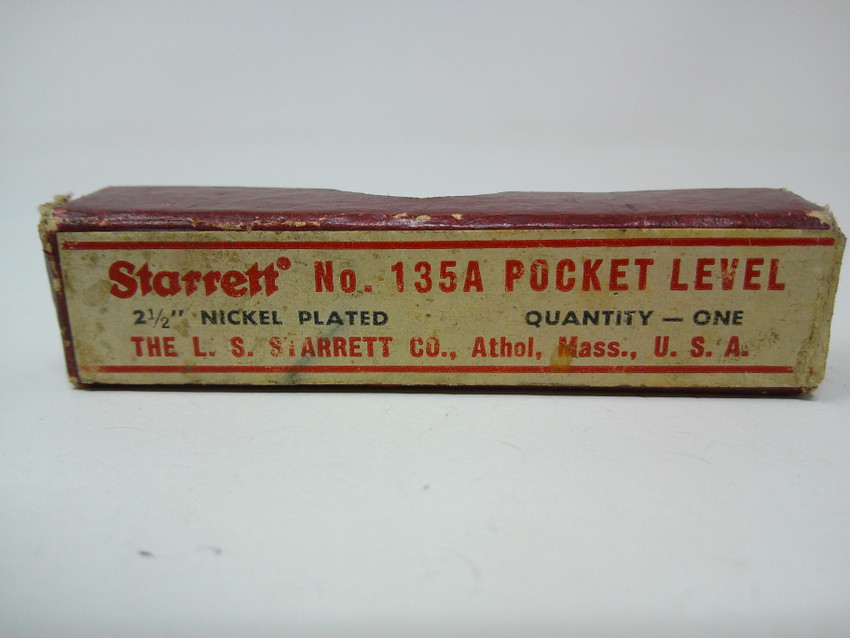 STARRETT #135A POCKET LEVEL