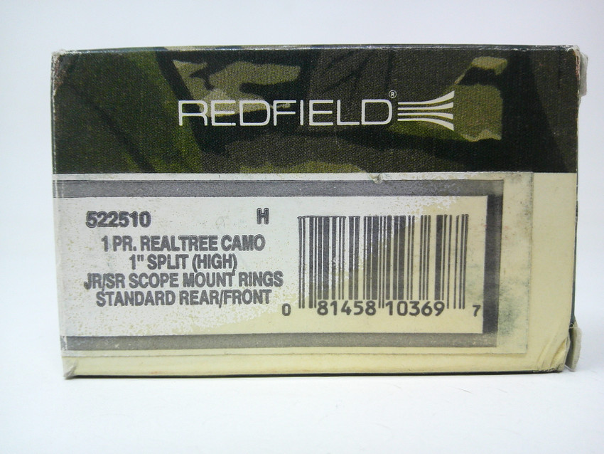 REDFIELD SCOPE MOUNT RINGS 1" SPLIT (HIGH)