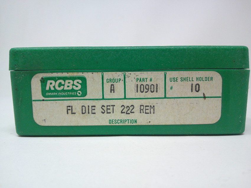 RCBS .222 REM DIE SET