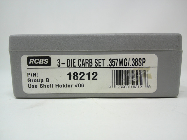 RCBS 357 MAGNUM/38 SPECIAL DIE SET