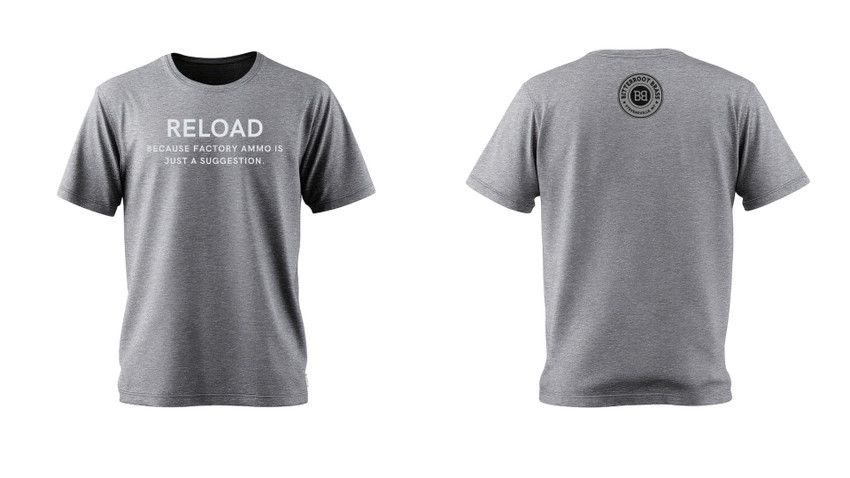 Bitterroot Brass-Reload TShirt-Gray
