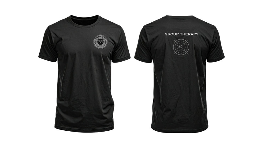 Bitterroot Brass-Group Therapy TShirt-Black