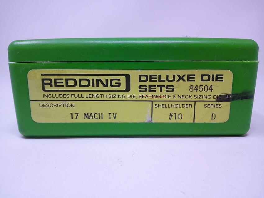 REDDING .17 MACH IV DIE SET