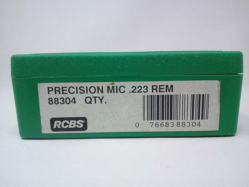 RCBS .223 REM PRECISION MIC & COMPETITON SEATER DIE SET