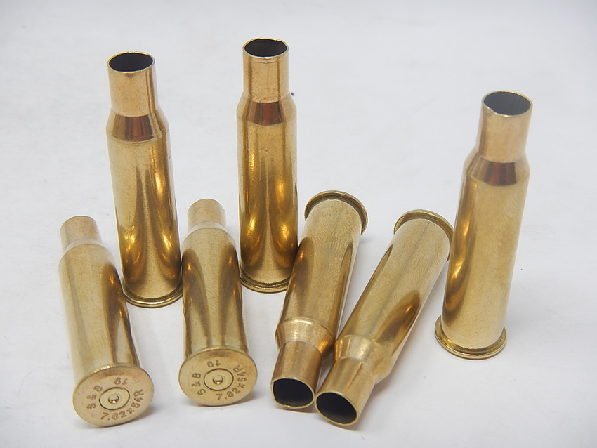 7.62x54R FIRED/WASHED BRASS -S&B HD STAMPS 25