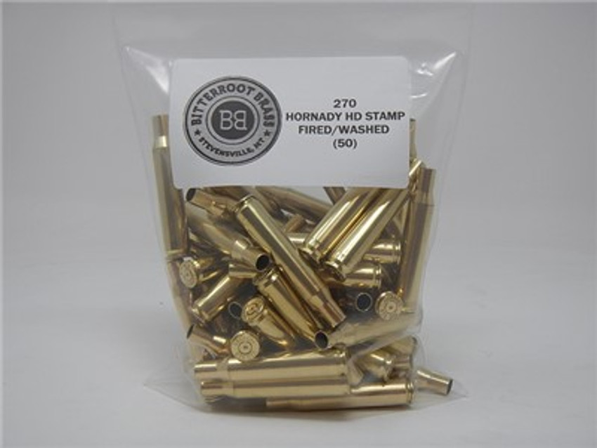 270 WIN FIRED/WASHED - HORNADY HD STAMPS