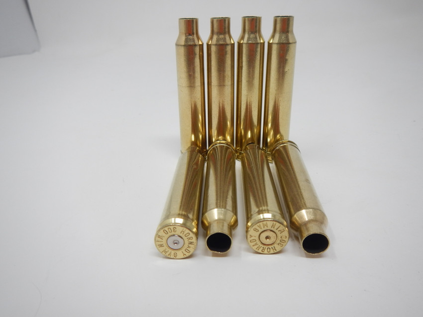 300 WIN MAG FIRED/WASHED - HORNADY HD STAMPS