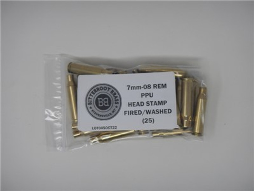 7MM-08 REM FIRED/WASHED - PPU HD STAMPS