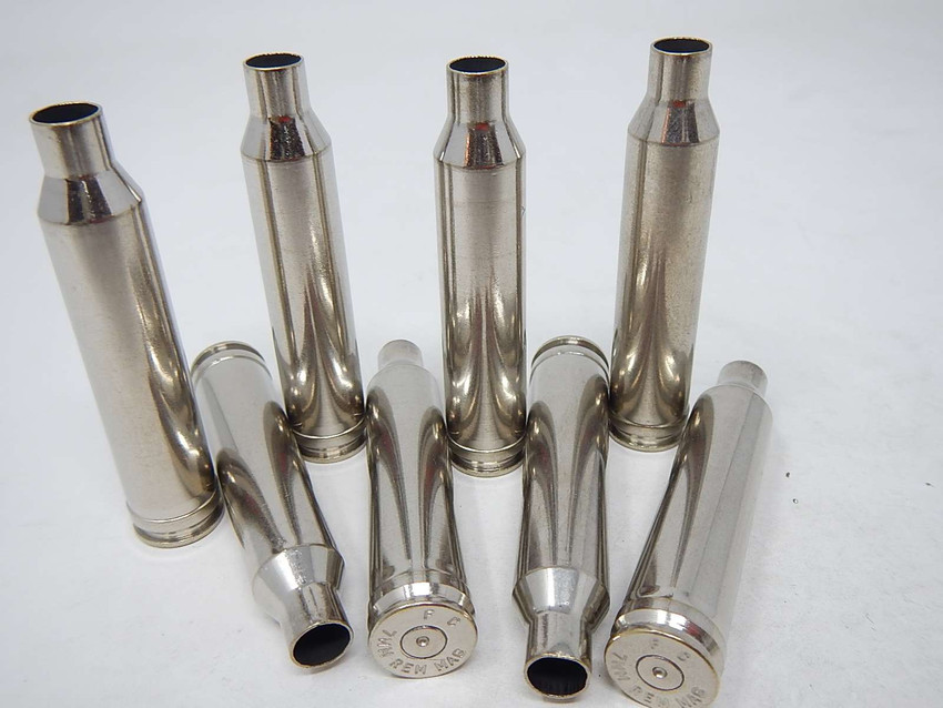 7MM REM MAG FIRED/WASHED NICKEL- FEDERAL HD STAMPS