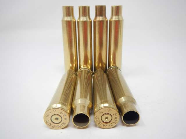 338 WINCHESTER FIRED/WASHED- REMINGTON HD STAMPS