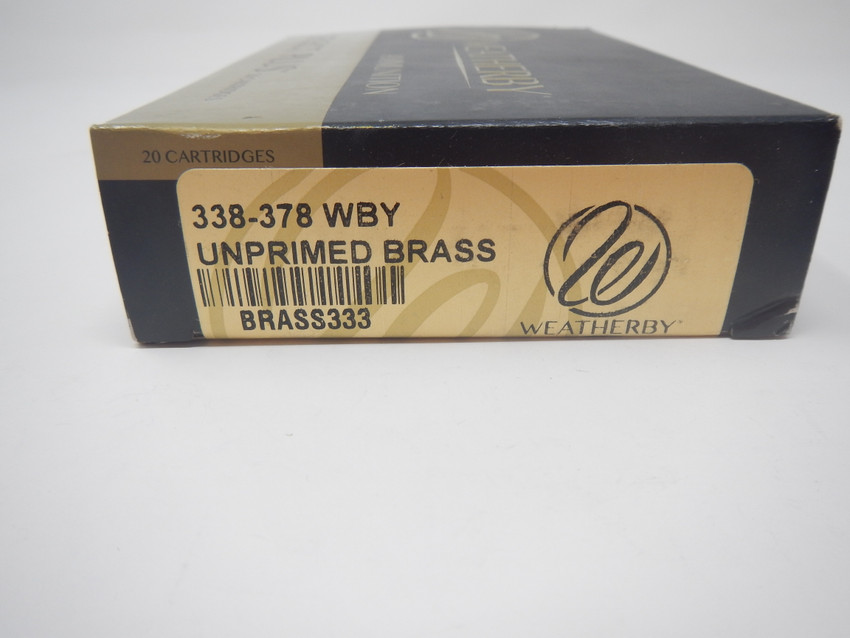 NEW .338-378 WBY BRASS NORMA