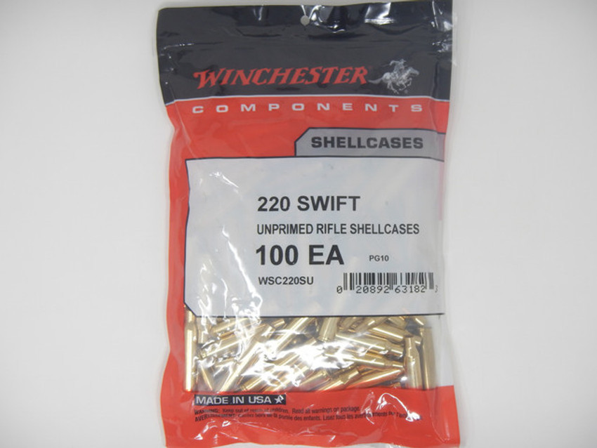 .220 SWIFT BRASS WINCHESTER-NEW OLD STOCK