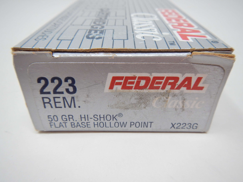 223 REMINGTON 50GR-FC/FEDERAL CLASSIC AMMO
