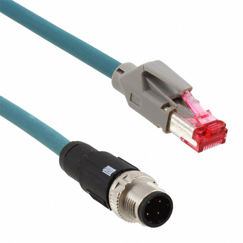 IO Cable, 2m M12 to RJ45
