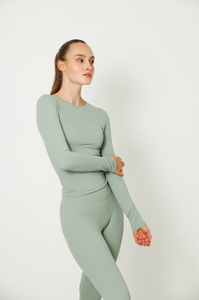Top Long Sleeve Basic line Olive Top Long Sleeve Basic line Olive