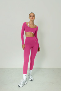 Top Long Sleeve Sculpt Line Pink Top Long Sleeve Sculpt Line Pink