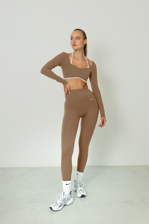 Leggings Sculpt Line Brown