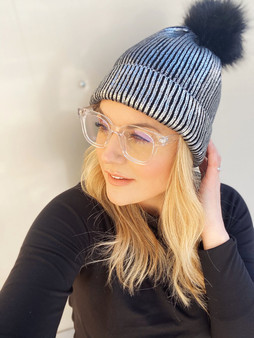 Blue Light Blocking Glasses: Clear Frame