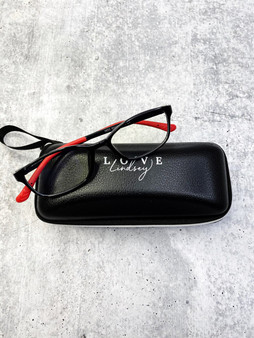 Kids Blue Light Blocking Glasses: Black/Red