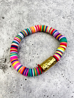 Disc Bracelet: Multi Color