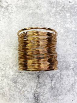 Wire Cuff: Gold