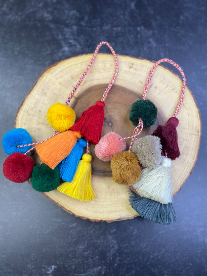 Boho Pom Purse Tassel