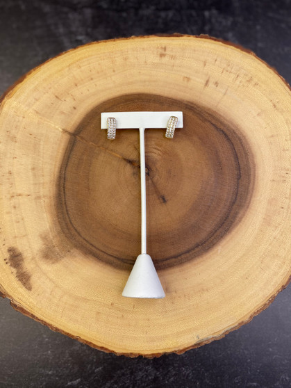 Crystal Huggie Earring