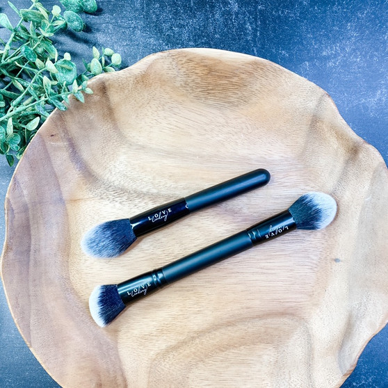 Love Lindsey Power Duo Face Brush Set Love Lindsey Power Duo Face Brush Set