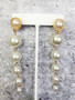 Cascading Pearl Earring