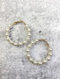 Hoop Earrings: Pearl