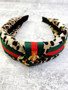 Leopard Bee Headband