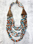 Multi Layer Bead Necklace: Mixed