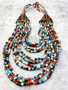 Multi Layer Bead Necklace: Mixed
