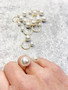 Adjustable Ring: Pearl