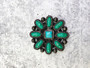 Pop Socket: Green and Turquoise Concho