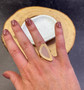Natural Stone Statement Ring