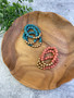 Square Wood Bead Bracelet Stack