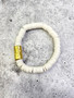 Disc Bracelet: White