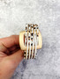Magnetic Wrap Bracelet: Leopard Print