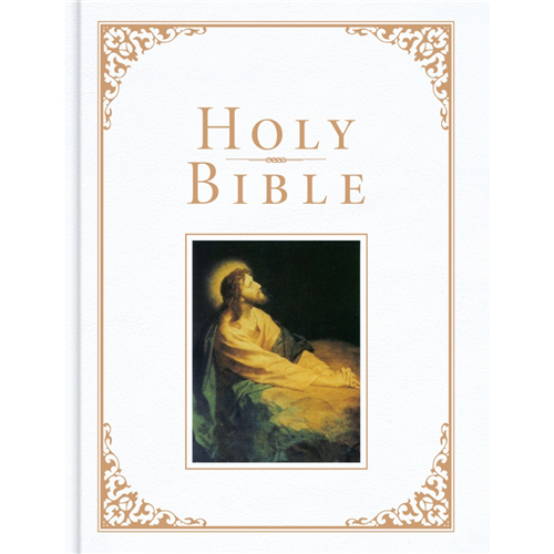 Holman KJV Family Bible White Bonded Leather McClard's Gifts