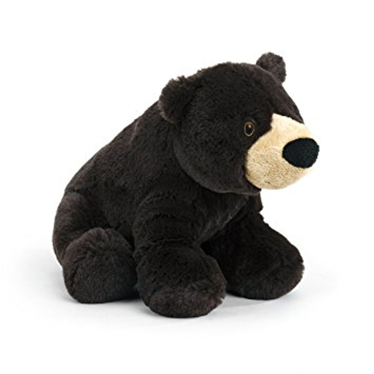 small stuffed black bear