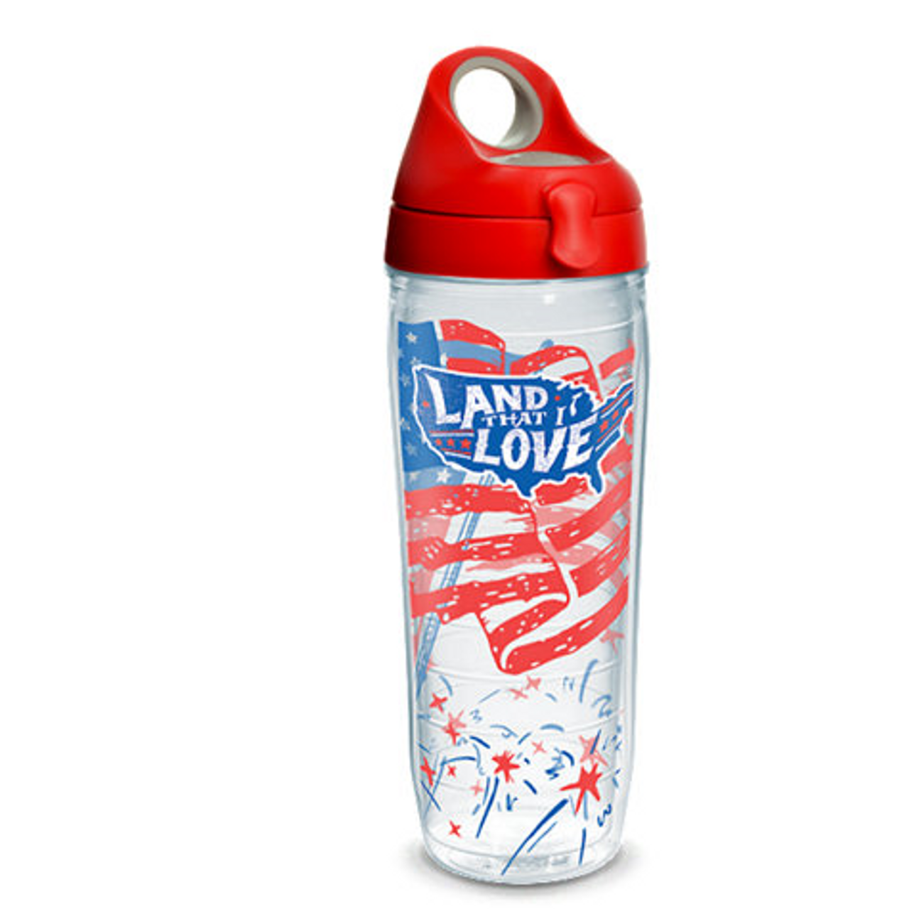 USA Flag Stainless Steel Slim Bottle With Lid 17 oz. - McClard's Gifts