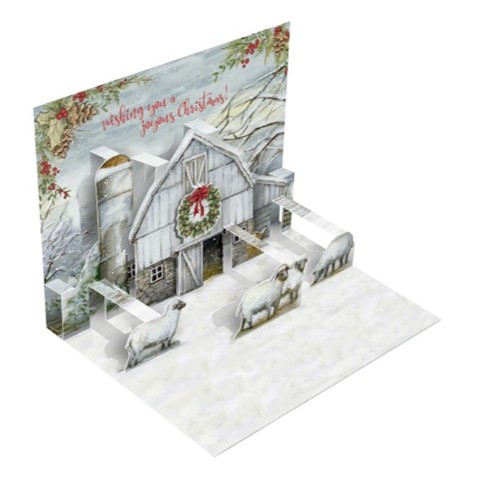 The Lord Is My Shepherd Pop-up Christmas Card The Lord Is My Shepherd Pop-up Christmas Card
