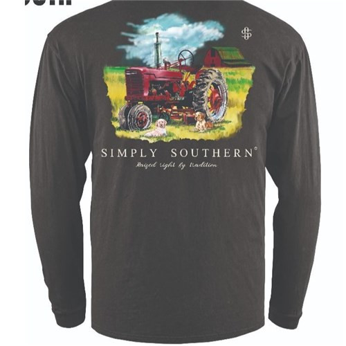 Simply Southern Tractor Long Sleeve Tee Simply Southern Tractor Long Sleeve Tee