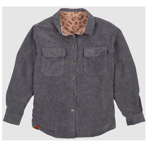 Simply Southern Leopard Reversible Shacket