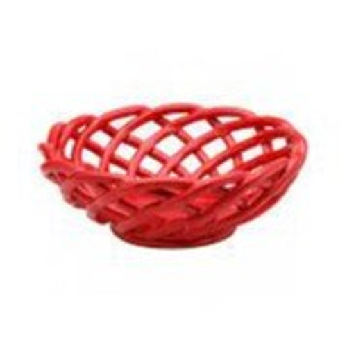 Casafina Medium Round Basket Red