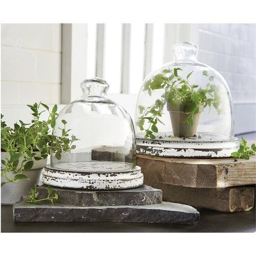 Black Distressed Cloche Small Black Distressed Cloche Small