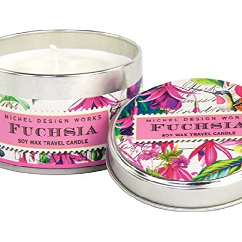 Fushia Travel Candle by Michel Designs